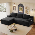 96" Sectional Couches for Living Room Cloud Couch Sofa with L-Shape Upholstered Couchs Modern Modular Sectional Couch with Chaise