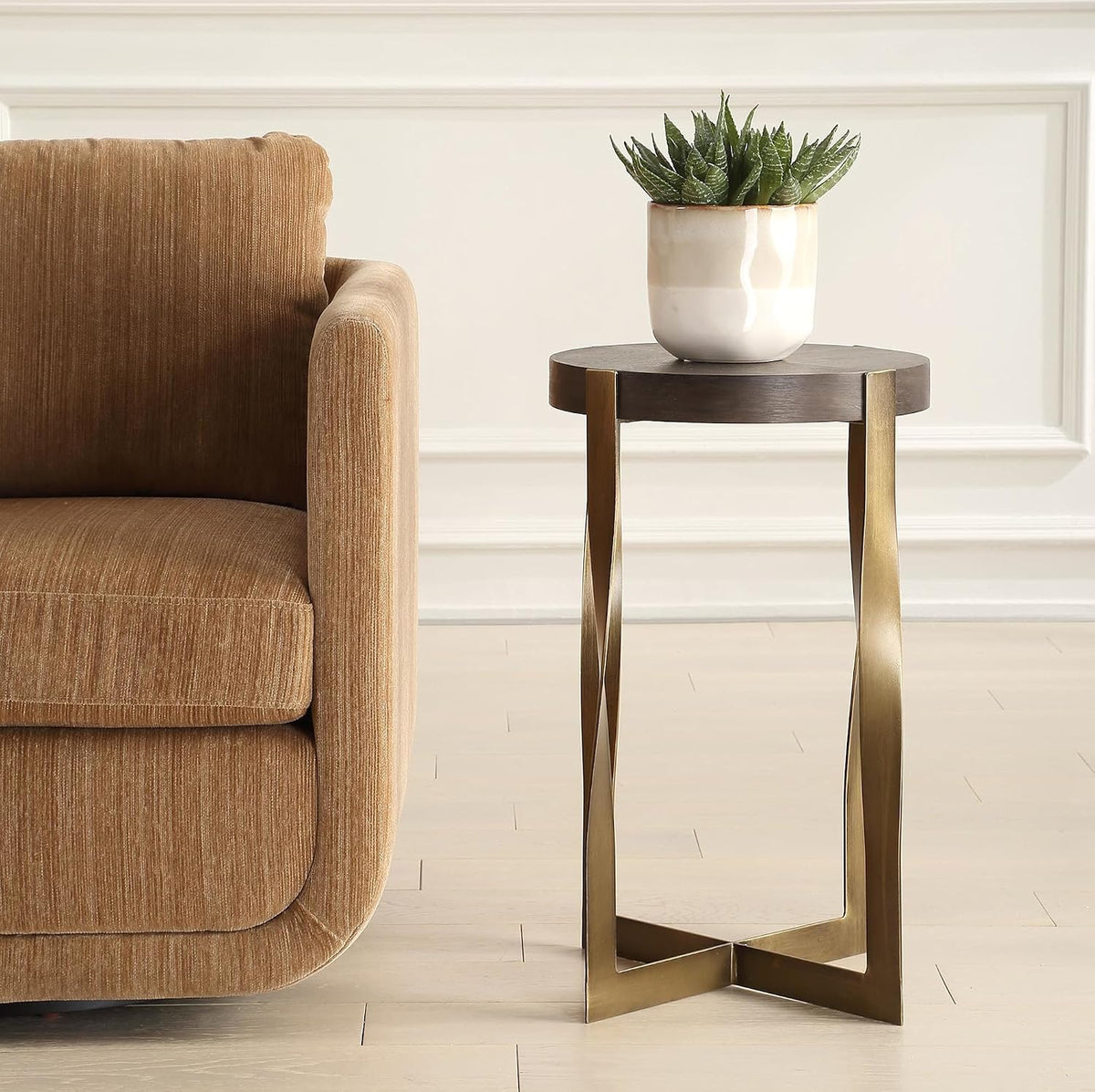 Uttermost 50061 Drew - Accent Table-24 Inches Tall and 16.13 Inches Wide