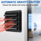 16 Inch Aluminum Automatic Shutter Louver Vent (No Fan Blades and Motor) for Home Attics, Workshops, Barn, Greenhouse