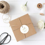 Andaz Press Personalized Round Circle Wedding Gift Tags, Metallic Gold Ink, Love is Sweet Take a Treat, 24-Pack, Custom Made Any Name, Not Gold Foil