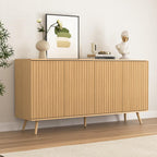 59" Sideboard Buffet Cabinet, Mid-Century Modern Console Table