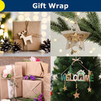Vanhench 805FT Natural Jute Twine String, Bulk Hemp Jute Rope Cord Twine for Crafts Gardening, Gift Wrapping, Wedding Décor, Packing Material Burlap Ribbon, Christmas Knitting Macrame Decoration