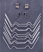 100x Thick Stainless Steel "W" Wire "Z" Fixing Elite Greenhouse Repair Glazing Clips (50x W Glazing Clip and 50x Z Fixing Clip)