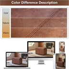 Joveco 24" Leather Storage Ottoman Bench, Rectangle Foot Rest Stool for Living Room, Bedroom, Entryway, Coffee