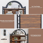 CD Storage Rack Holds 400+ CDs, 8-Tier CD DVD Storage Tower Organizer, Large Media Storage Shelf with Adjustable Feet for Living Room Bedroom Home Entertainment, Rustic Brown
