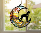 Personalized Dog Memorial, Custom Name Boxer Dog Christmas Ornament with Name, Custom Breeds, Pet Loss Light Catcher, Gifts for Lovers Loss of Pet Sympathy on Mothers Day Christmas