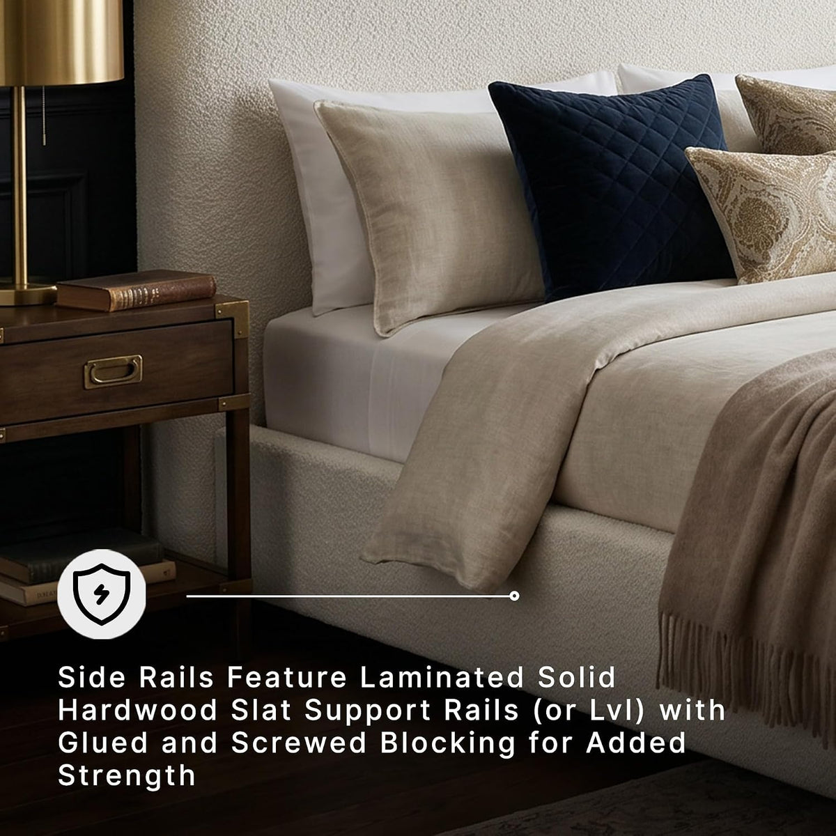 Signature Design by Ashley Brandinlane King Upholstered Bed Frame