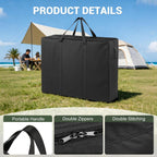 Folding Camping Kitchen Table Storage Bag for GCI Outdoor - 600D Waterproof Cook Station Carry Bag for Folding Picnic/Camp Tables with Durable Zipper, Foldable Table Carry Cover, 35 L x 6" W x 22" H