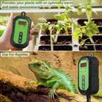 Digital Heat Mat Thermostat Controller for Seed Germination, Reptiles and Brewing Breeding Incubation Greenhouse, 40–108 ºF 1000W for Seedlings, Germination, Incubation and Fermentation