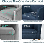 LINSY Swivel Accent Chair with Ottoman: Small Velvet Barrel Chair 360 Swivel Modern Armchair, Upholstered Reading Chair with Footrest for Living Room Bedroom Study Room (Grey)