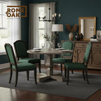 ROME + OAK Rumson Modern Dining Table, 44-Inch Round Tabletop with Sturdy Pedestal Base, Rustic Beige - Natural Wood Furniture Piece for Homes