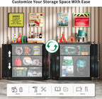 Metal Storage Cabinet with Locking Doors, 35.4" Steel Locker Organizer with Adjustable Shelves, Garage Utility Cabinet for Home, Office, Shop, and School