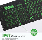 iPower Seedling Heat Mat for Plants with Dual Digital Temperature Controller, 10" x 20.75", Black