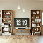 IRONCK Bookshelf and Bookcases 70" Tall, 6 Tiers Display Storage Shelves