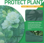 Plant Covers Freeze Protection, 10x50ft Green Frost Blanket for Winter, 1.23 oz/yd² Fabric, Premium Frost Protection Cover, Breathable Garden Row Covers for Outdoor Plants