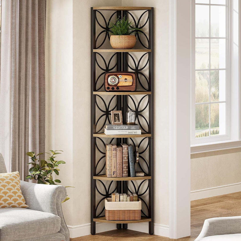 Tribesigns 6-Tier Corner Shelf