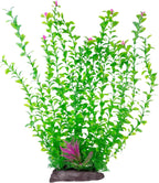 Hamiledyi Aquarium Plastic Plants Aquarium Decor Artificial Fish Tank Plants,Tall Fish Tank Decorations, Extra Large Aquarium Plant 20.4-inch Tall,1PCS