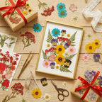 Dried Flowers for Resin, 106pcs Natural Flowers and Leaves Compressed | Vacuum Packed DIY Pressed Flowers for Epoxy, Jewelry, Candles, Soap, Nail Production