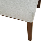 HomePop Kolbe Upholstered Dining Chair - Sustainable Gray Woven, 19.5" Seat Height, Ideal for 29-31 Inch Tables (Single Pack)