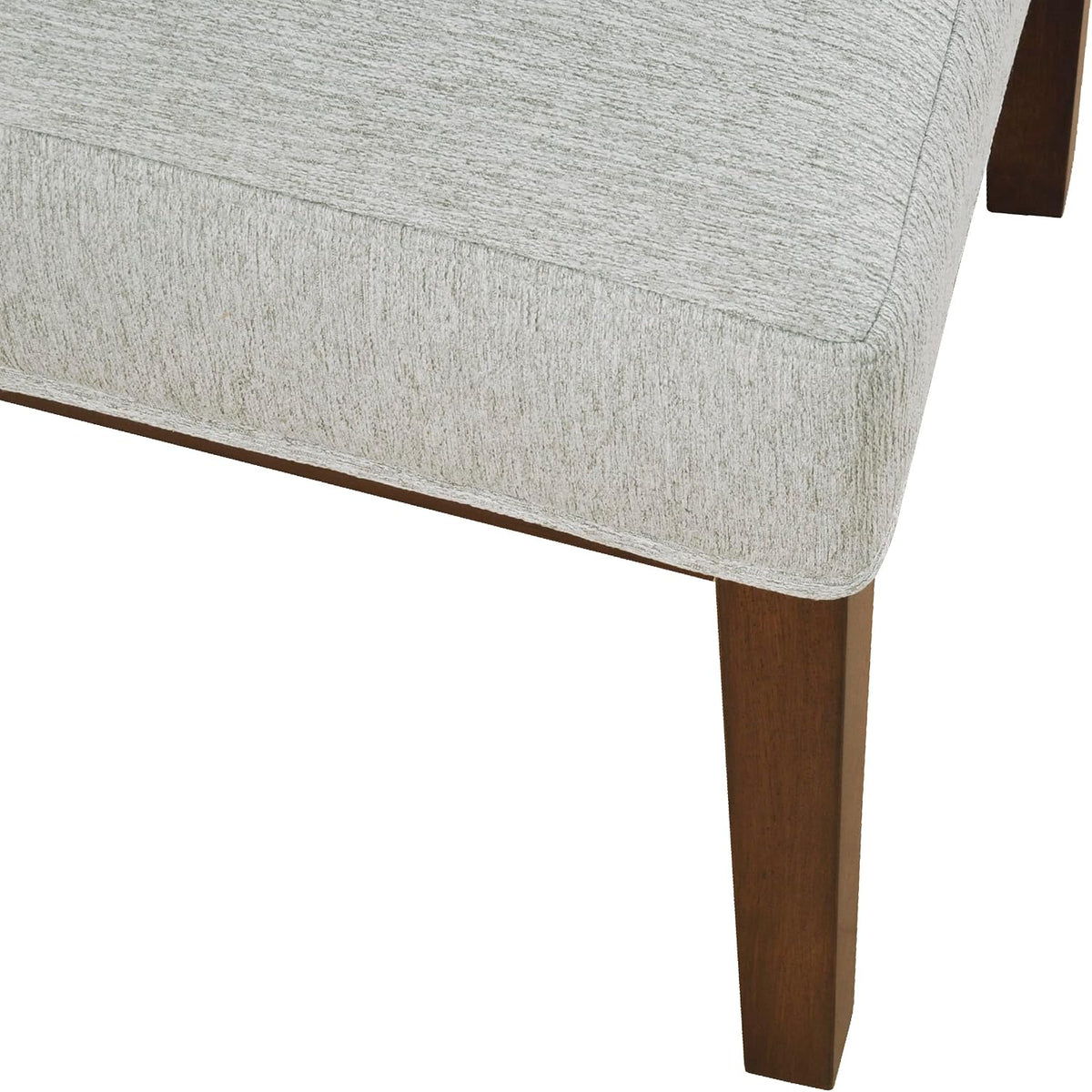 HomePop Kolbe Upholstered Dining Chair - Sustainable Gray Woven, 19.5" Seat Height, Ideal for 29-31 Inch Tables (Single Pack)
