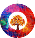 Spring Song Tree of Life 3D Kinetic Wind Spinner for Yard and Garden Stainless Steel Spinner Indoor and Outdoor Hanging Decor Crafts Ornaments Kinetic Art Spinner Hanging Wind Spinners Decor Gifts