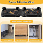 Qualirey 18 Pack Scorpion Glue Tray Traps, Adhesive Scorpion Killer Indoor, Pet and Children Safe, Repellent, Insect Traps Indoor, Sticky Bug Catcher for Basement, Bathrooms and Garage