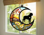 Personalized Dog Memorial, Custom Name English Mastiff Dog Christmas Ornament with Name, Custom Breeds, Pet Loss Light Catcher, Gifts for Lovers Loss of Pet Sympathy on Mothers Day Christmas