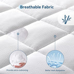 ONENICE 10 Inch Twin Mattress for Single Bed, Breathable Gel-Memory Foam Plus Pillowtop Mattress in a Box for Pressure Relief, CertiPUR-US Certified, Fiberglass-Free