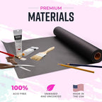 Bryco Goods Black Kraft Paper Roll - 18 Inch x 100 Feet - Ideal for Packing, Shipping, Arts & Crafts, Poster, Bulletin Board, Decorations, Bouquet, Gift Wrapping - Made in The USA