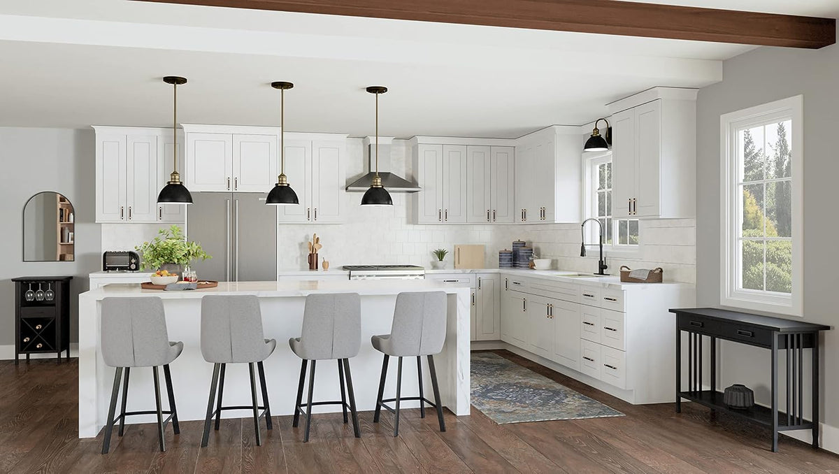 Design House Brookings Kitchen Cabinet Filler 30x3x0.75, Sherwin Williams® White, 561811