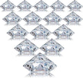 Boao 24 Pack Diamond Place Card Holders Acrylic Table Number Holder Card Stands Crystal Diamond Party Decorations Favor for Weddings Home Table(Clear)