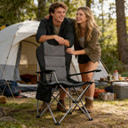 OUTSIDER Folding Camping Chair for Adults Heavy Duty – Supports 400 lbs, Portable Chair with Cup Holder, Side Pocket & Large Rear Mesh Storage Bag, Lightweight Lawn Chair for Camping (Style-4, 2)