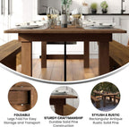 Flash Furniture Hercules 108x40 in Folding Table