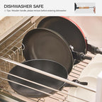 YUTANN Nonstick Frying Pans Set, Pre-seasoned Skillets Set 3 Pcs, 8" 10" 12" Cast Iron Skillet Set, Durable & Oven Safe to 500°F, Suitable for All Stovetops, PFAS & PFOA Free