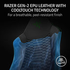 Razer Iskur V2 X NewGen Ergonomic Gaming Chair, Black/Green | Gen-2 EPU Leather with CoolTouch, Lumbar Support, Ultra-Wide Base, Foam Cushions, Adjustable 152 Degree Recline, 2D Armrests
