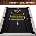 Barrington Billiards 7Ft Combo Table 3-in-1 Pool Table, Dining & Ping Pong