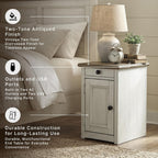 Signature Design by Ashley Bolanburg Farmhouse End Table with USB & Outlets