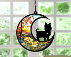 Personalized Dog Memorial, Custom Name Yorkshire Terrier Dog Christmas Ornament with Name, Custom Breeds, Pet Loss Light Catcher, Gifts for Lovers Loss of Pet Sympathy on Mothers Day Christmas