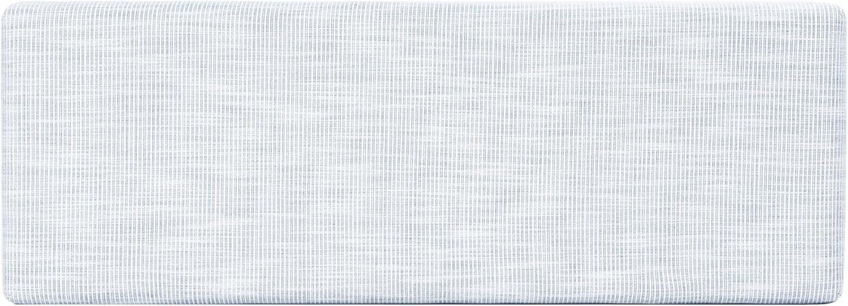 HomePop 47.5" Oslo Bench - Blue Pinstripe Fabric