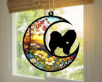 Personalized Dog Memorial, Custom Name Chow Chow Dog Christmas Ornament with Name, Custom Breeds, Pet Loss Light Catcher, Gifts for Lovers Loss of Pet Sympathy on Mothers Day Christmas