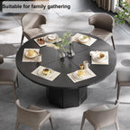 Large Round Foldable Table Top, 47.2-70.9'' inch Wood Table Top, Round Table Tops Folding Table No Legs, Replace Desktop for Indoor Outdoor Patio Table (B, 71in/180cm/5.9ft)
