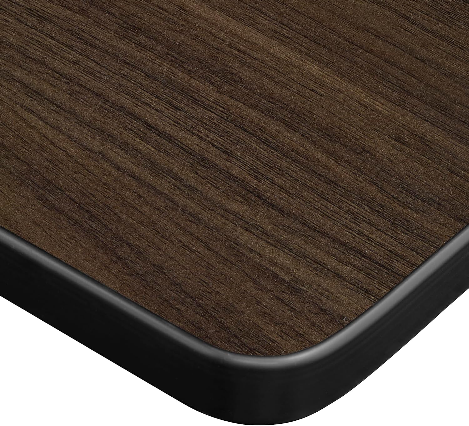 Regency Kee 60 x 24 in. Height Adjustable Classroom Activity Table- Neo Walnut Top & Black Base