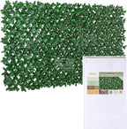 NatraHedge Artificial English Laurel Leaf Expandable Lattice Privacy Fence Screen