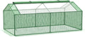 Outsunny 71" x 36" x 28" Mini Greenhouse Portable Hot House for Plants with Large Zipper Windows for Outdoor, Indoor, Garden, Green