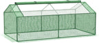 Outsunny 71" x 36" x 28" Mini Greenhouse Portable Hot House for Plants with Large Zipper Windows for Outdoor, Indoor, Garden, Green