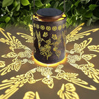 Upgraded Solar Hummingbird Lights for Outside Garden Decor Gifts for Women Mom Grandma, Metal Hanging Solar Lanterns Outdoor Waterproof with Copper Finish Lantern for Patio, Yard, Porch, Pathway