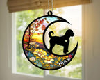 Personalized Dog Memorial, Custom Name Goldendoodle Dog Christmas Ornament with Name, Custom Breeds, Pet Loss Light Catcher, Gifts for Lovers Loss of Pet Sympathy on Mothers Day Christmas