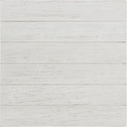 Coaster Home Furnishings - Payne - Wood - Square End Table with Lower Shelf, Open Storage and Rustic Style - Living Room - 20-Inch - White - 710556