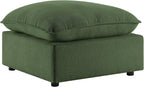 VANOMi Modular Ottoman Stool, Cube Footrest Replacement for Sectional Sofa, Upholstered Ottoman Seat