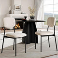 Einhomn Upholstered Dining Chairs Set, Modern Stackable Dining Room Chairs with Soft Velvet Backrest, Kitchen Chairs with Sturdy Metal Legs for Living Room, Restaurant, Set of 2,Cream Beige